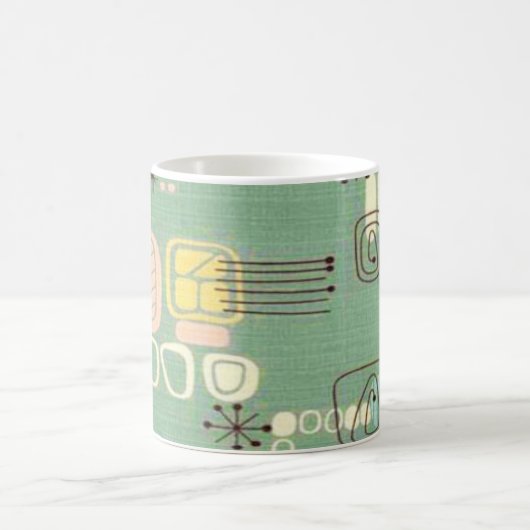 Mid Century Modern Graphics Design Coffee Mok (Center)