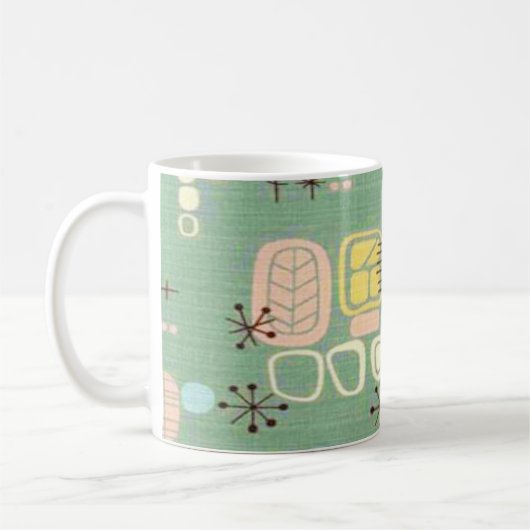 Mid Century Modern Graphics Design Coffee Mok (Links)