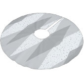 Mid Century Modern Gray Argyle Boom Skirt Kerstboom Rok (Gekanteld)