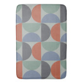 Mid-Century Modern Gray Blue Lemongras en klei Badmat (Voorkant Verticaal)