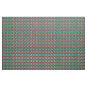 Mid Century Modern Green Geometric Fabric Stof (Yard (91,4 cm))
