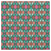 Mid Century Modern Green Geometric Fabric Stof (Swatch)