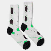 Mid Century Modern Green Physics  Sokken (Rechts)