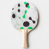 Mid Century Modern Green Physics  Tafeltennisbatje (Voorkant)
