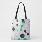 Mid Century Modern Green Physics  Tote Bag (Voorkant)