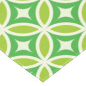 Mid Century Modern Green Starbursts on circles  Tafelkleed (Gekanteld)