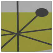 Mid-Century Modern Grey Abstract Fabric #56 Stof (Close Up)