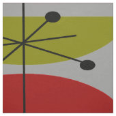 Mid-Century Modern Grey Abstract Fabric #56 Stof (Swatch)
