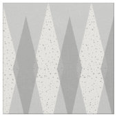 Mid Century Modern Grey Argyle Cotton Stof (Close Up)