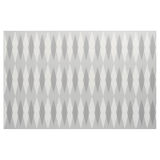 Mid Century Modern Grey Argyle Cotton Stof (Fat Quarter)