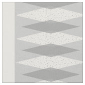Mid Century Modern Grey Argyle Cotton Stof (Close Up)