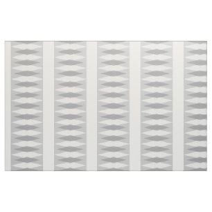 Mid Century Modern Grey Argyle Cotton Stof