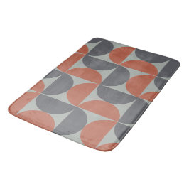 Mid-Century Modern Grey en klei Badmat