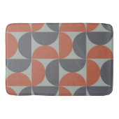 Mid-Century Modern Grey en klei Badmat (Voorkant)