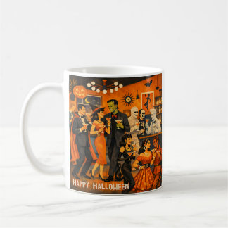 Mid Century Modern Halloween Martini Feest Koffiemok