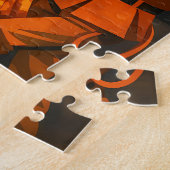 Mid Century Modern Halloween Martini Feest Legpuzzel (Zijkant)