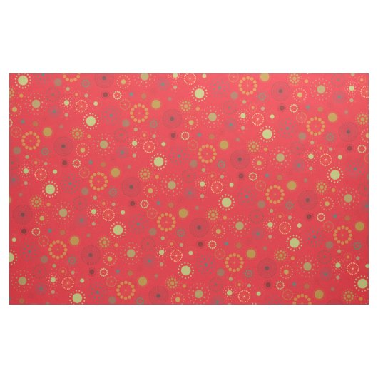 Mid-Century Modern Holiday Snowflake Pattern Stof (Fat Quarter)