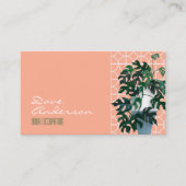 Mid Century Modern House Planten Visitekaartje (Voorkant)