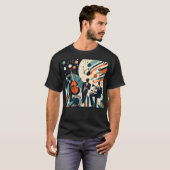Mid Century Modern Jazz Age Trio T-shirt (Voorkant volledig)