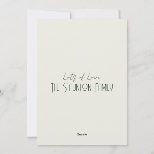 Mid-Century Modern Kerstfeest op zijn allerleukst Feestdagenkaart (Achterkant)