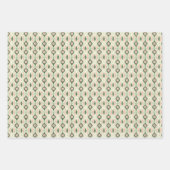 Mid-Century Modern Kerstversiering Inpakpapier Vel (Voorkant)