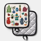 Mid-Century Modern Keuken Charme Pannenlap (Voorkant / Achterkant)