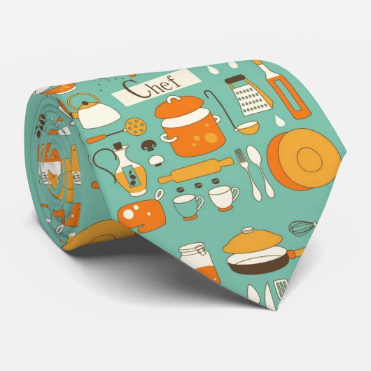 Mid-Century Modern Kitchen maakt gebruik van de ka Stropdas (Opgerold)