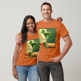 Mid Century Modern Klaver Martini Sláinte!  T-shirt
