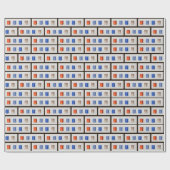 Mid Century Modern Kopje Inpakpapier (Vlak)