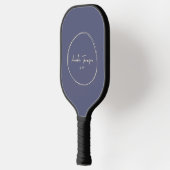 Mid-Century Modern Lavendel Bries | Scriptnaam Pickleball Paddle (Links)