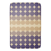 Mid Century Modern Lavender Circles Badmat (Voorkant Verticaal)