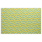 Mid-Century Modern Lemon Yellow Kitchen Pattern Stof (Fat Quarter)