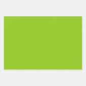 Mid Century Modern Lime Green Abstract Loop Inpakpapier Vel (Voorkant 2)