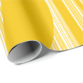 Mid Century Modern Lounge Patroon Geel Cadeaupapier (Rol Hoek)