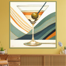 Mid Century Modern Martini Cocktail Hour