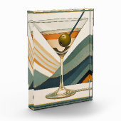 Mid Century Modern Martini Cocktail Hour Fotoblokken (Links)