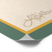 Mid Century Modern Martini Cocktail Hour Poster (Hoek)