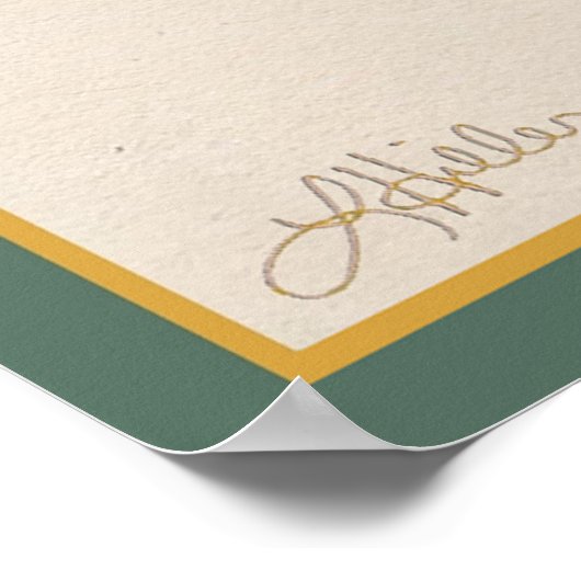 Mid Century Modern Martini Cocktail Hour Poster (Hoek)