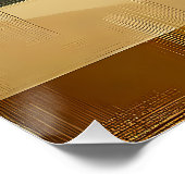 Mid Century Modern Martini in a Moonbeam Perfect Poster (Hoek)