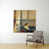 Mid Century Modern Martini in a Moonbeam Wandkleed (In Situ (horizontaal))