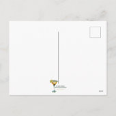 Mid Century Modern Martini Intellectuals Christmas Feestdagenkaart (Achterkant)