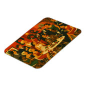 Mid Century Modern Martini Intellectuals Christmas Magneet (Linkerzijde)