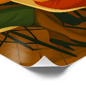 Mid Century Modern Martini Intellectuals Christmas Perfect Poster (Hoek)