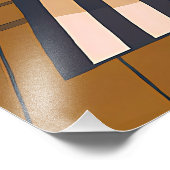 Mid Century Modern Martini Intellectuals New Year Foto Afdruk (Hoek)