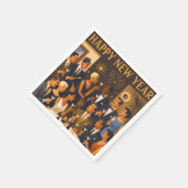 Mid Century Modern Martini Intellectuals New Year Servet (Hoek)