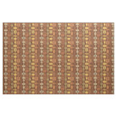 Mid Century Modern Meerkleurig Bruin Stof (Yard (91,4 cm))