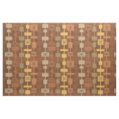Mid Century Modern Meerkleurig Bruin Stof (Fat Quarter)