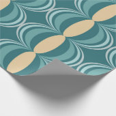 Mid Century Modern Melon Pattern Cadeaupapier (Hoek)