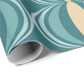 Mid Century Modern Melon Pattern Cadeaupapier (Rol Hoek)