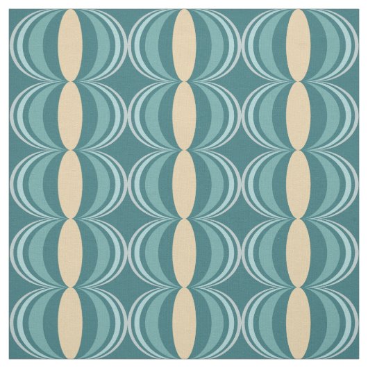 Mid Century Modern Melon Pattern Stof (Swatch)